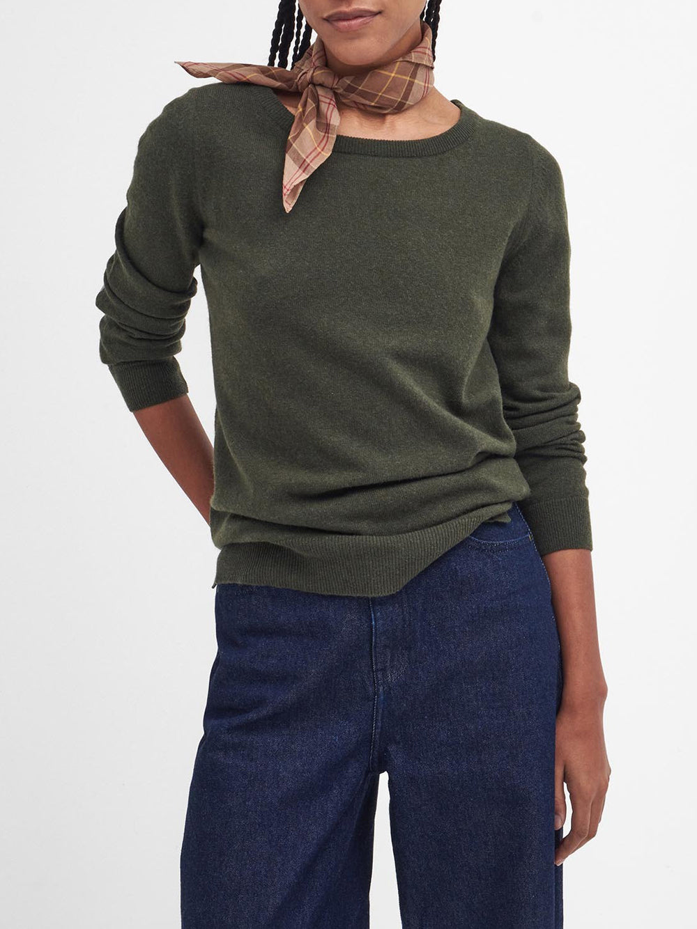 Pullover Barbour Pendle da Donna - Verde