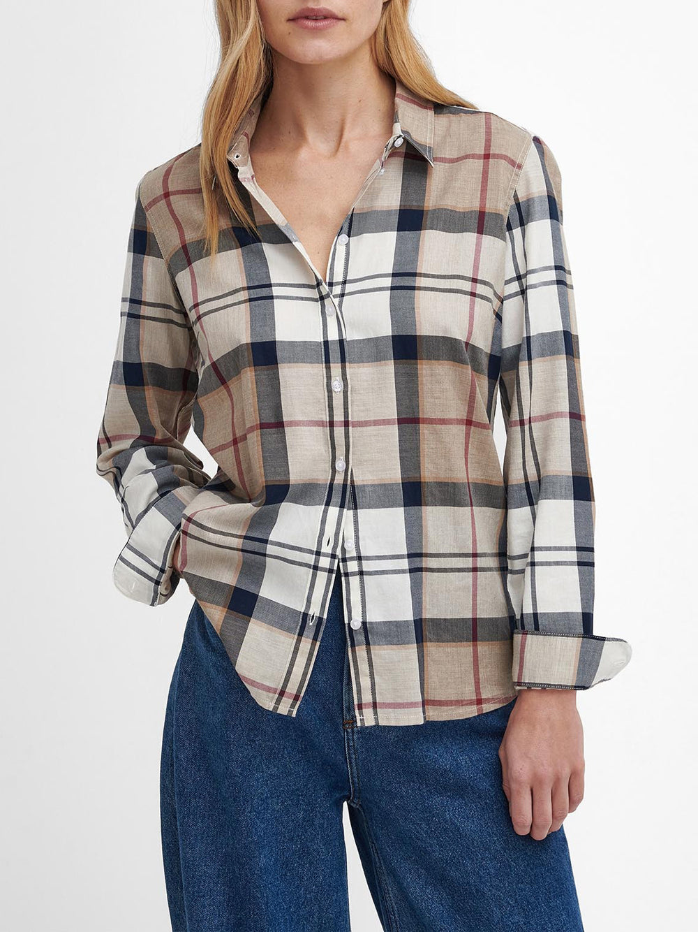 Camicia Casual Barbour Bredon da Donna - Beige