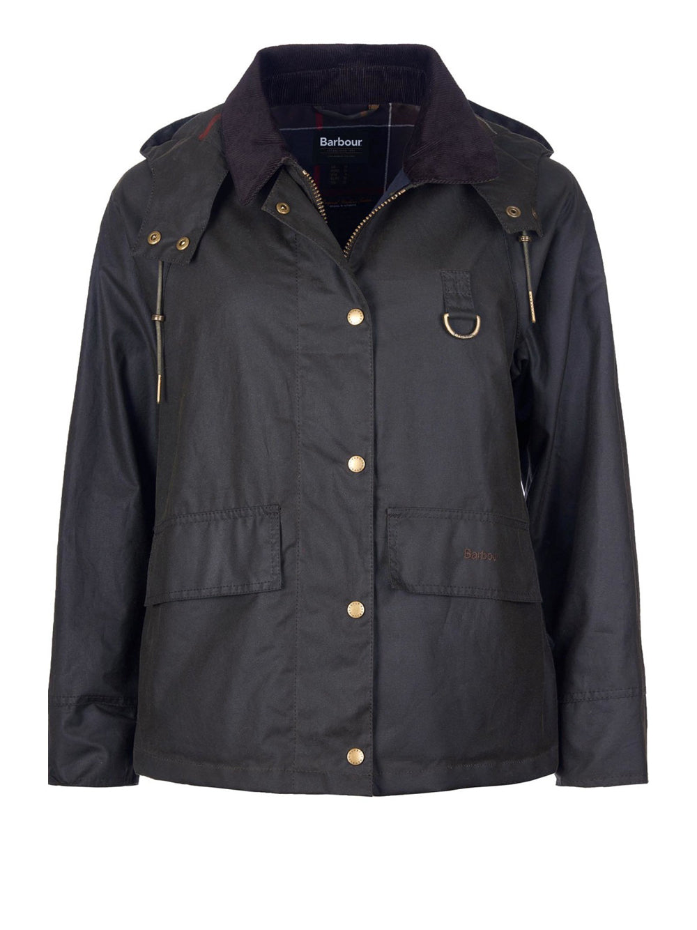Giubbino Barbour Avon Wax da Donna - Verde