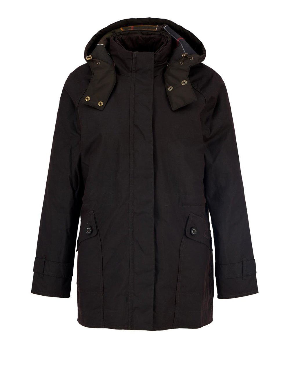 Giubbotto Barbour Cannich Wax da Donna - Marrone