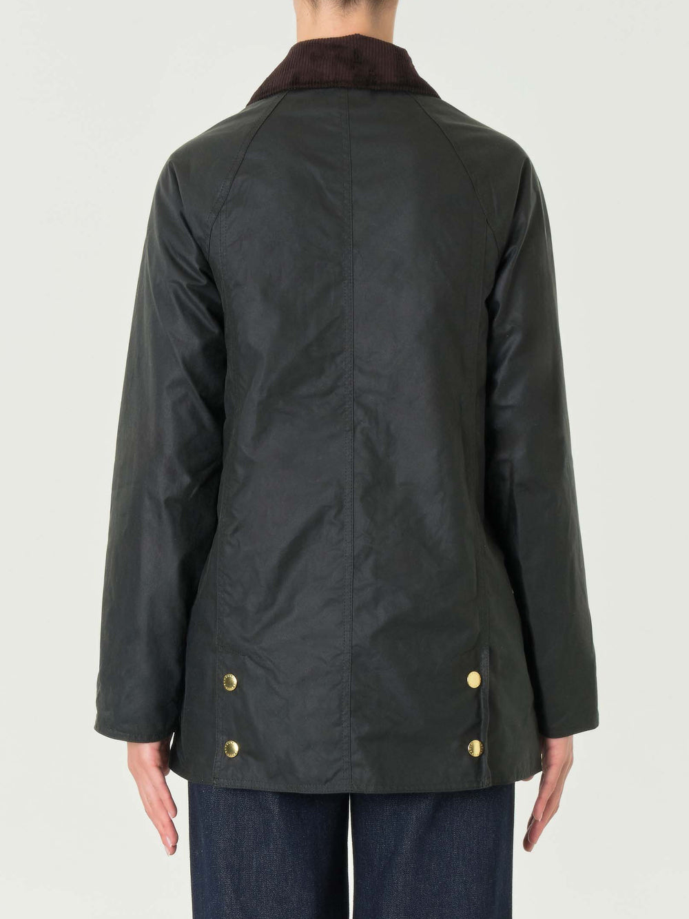 Giaccone Barbour Modern Beadnell Wax da Donna - Verde