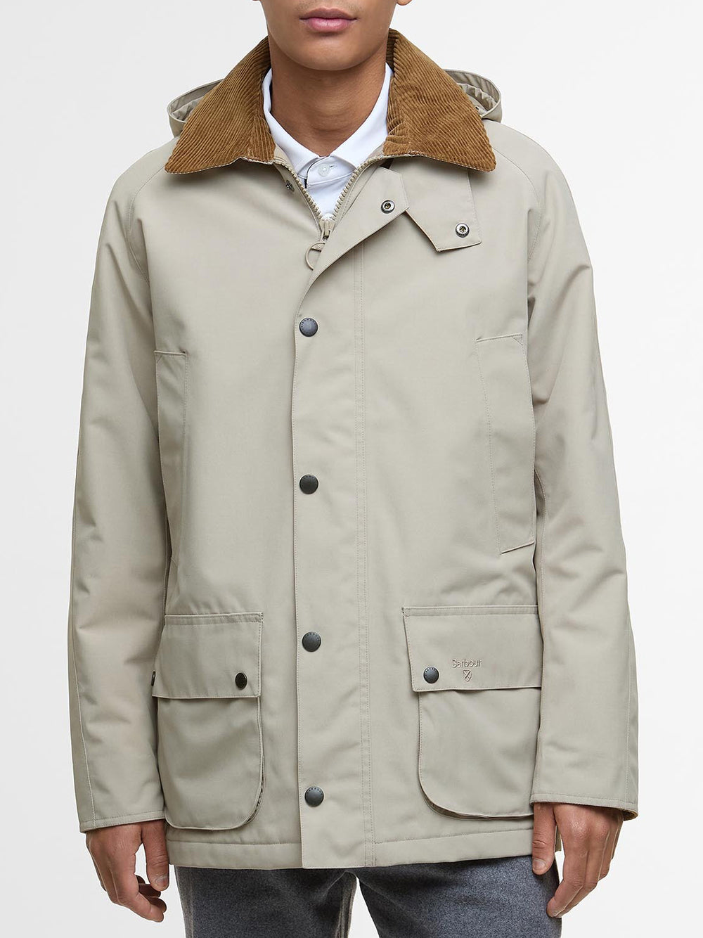 Giubbotto Barbour Winter Ashby da Uomo - Avorio