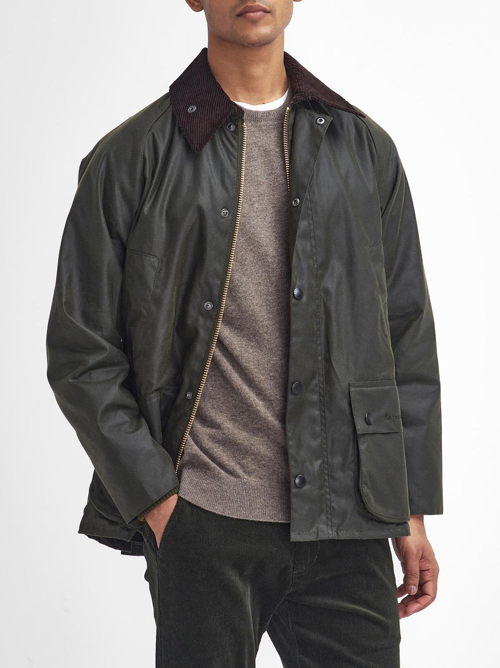 Giubbotto Barbour Bedale da Uomo - Verde