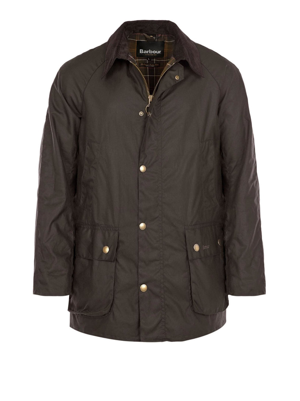 Giubbotto Barbour Ashby Wax da Uomo - Verde