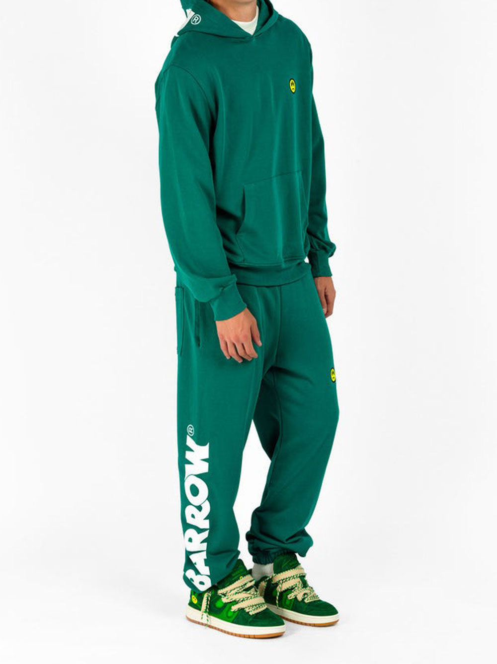 Felpa Cappuccio Barrow Unisex - Verde