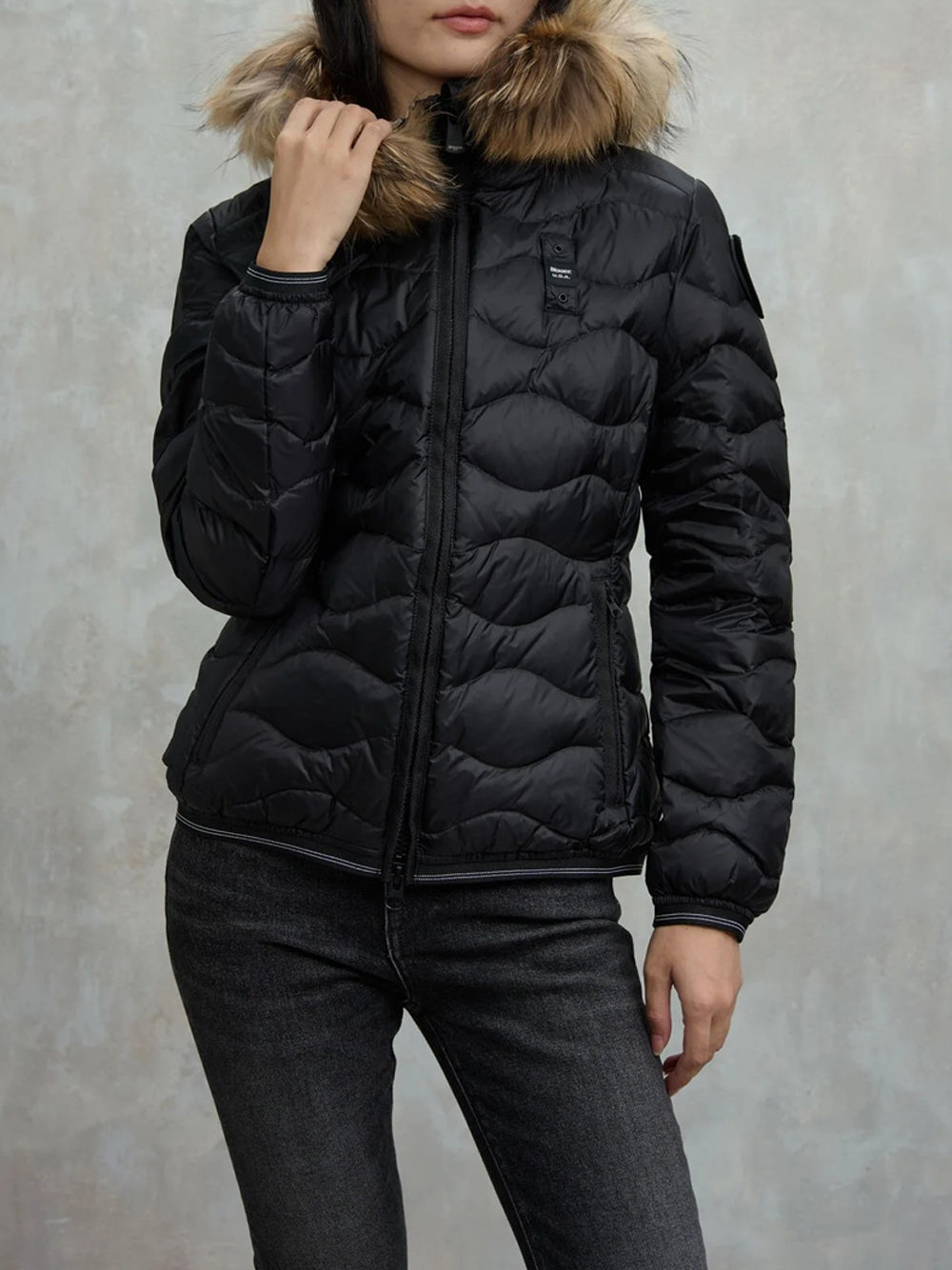 Piumino Blauer Aldie da Donna - Nero
