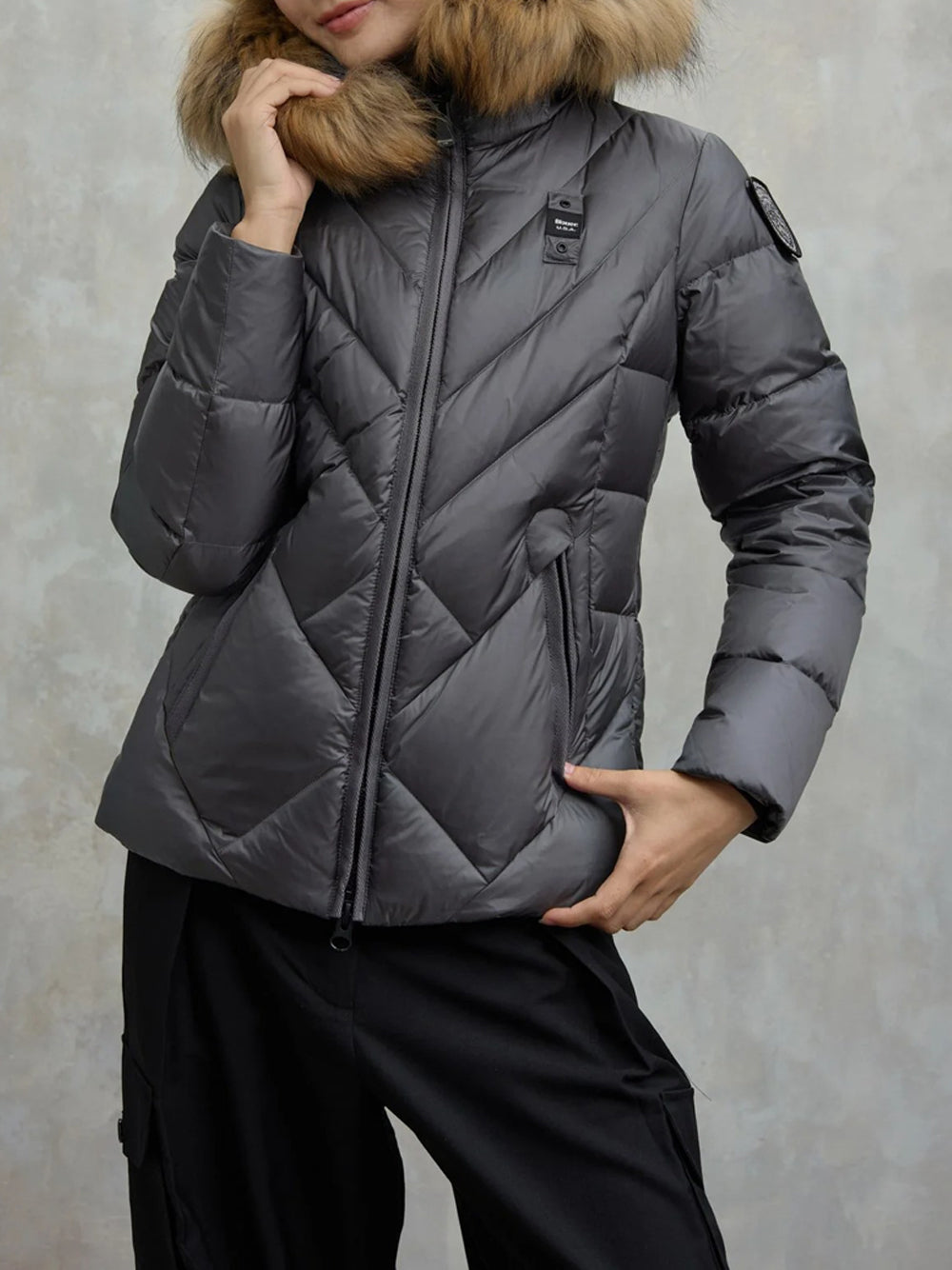 Piumino Blauer Alicia da Donna - Grigio
