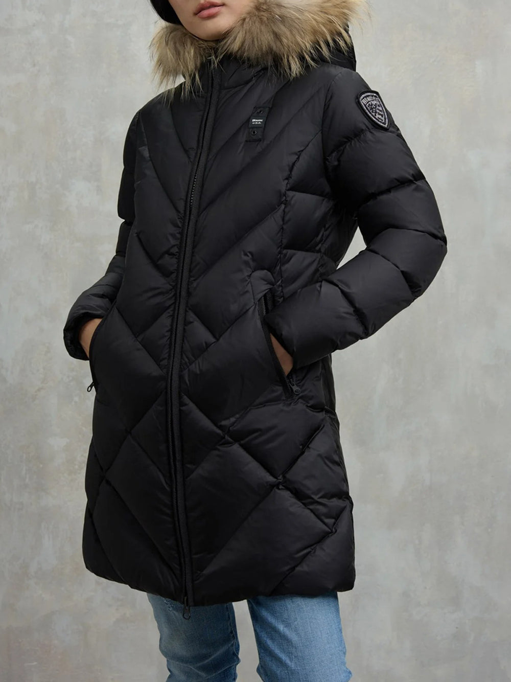 Piumino Blauer Althea da Donna - Nero