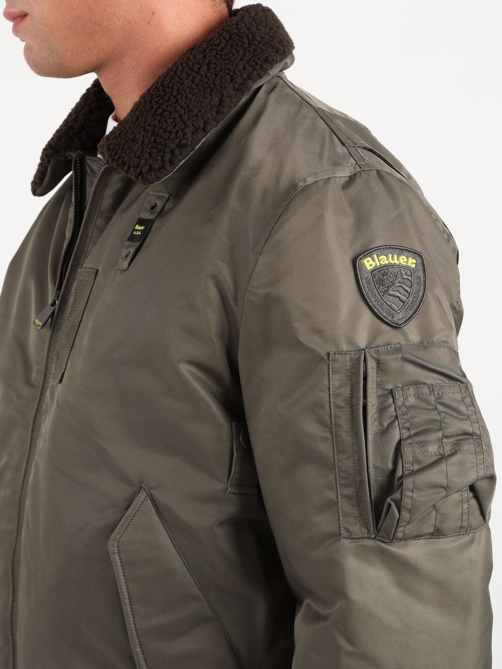 Bomber Blauer Marshall da Uomo - Verde