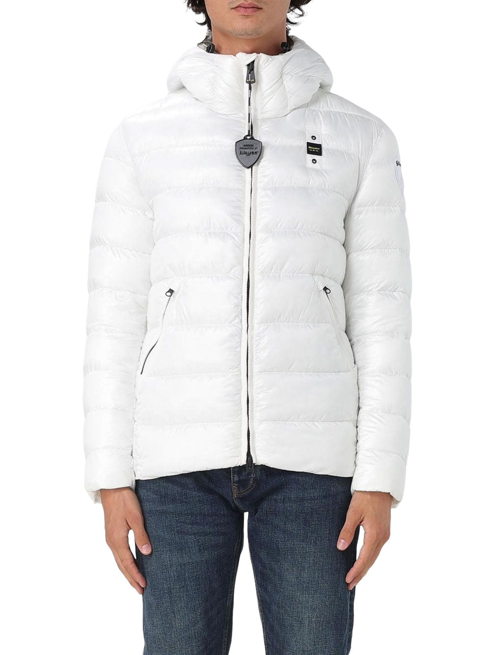 Piumino Blauer Adams da Uomo - Bianco