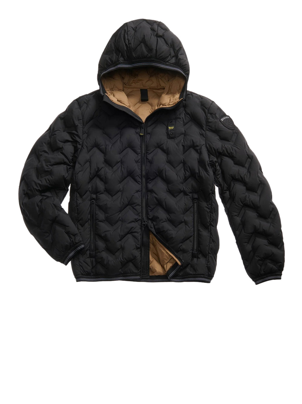 Piumino Blauer Piery da Uomo - Nero