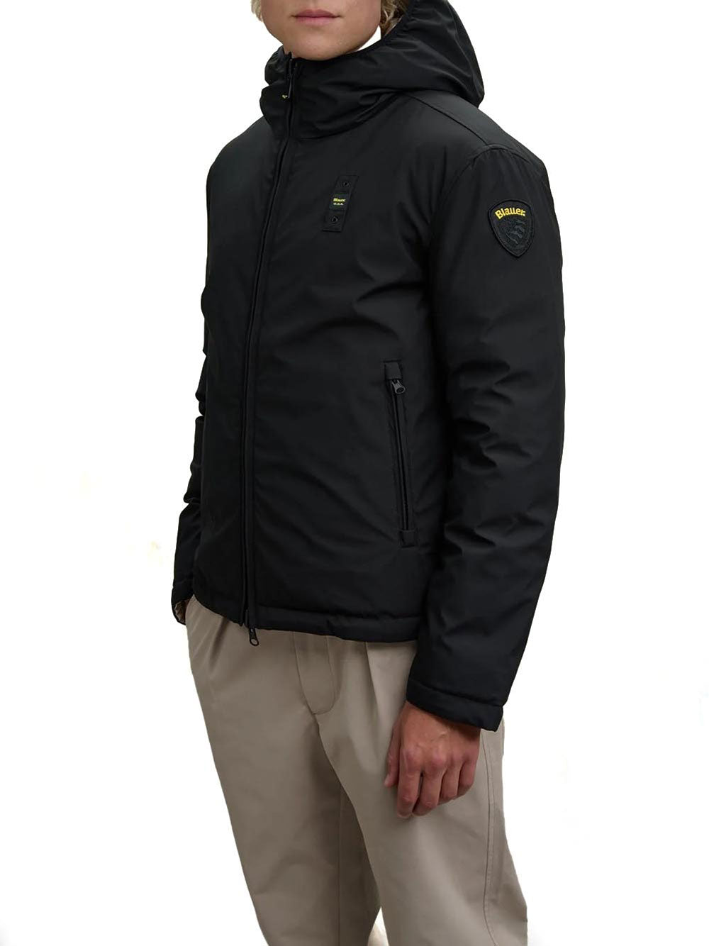 Piumino Blauer Ballard da Uomo - Nero