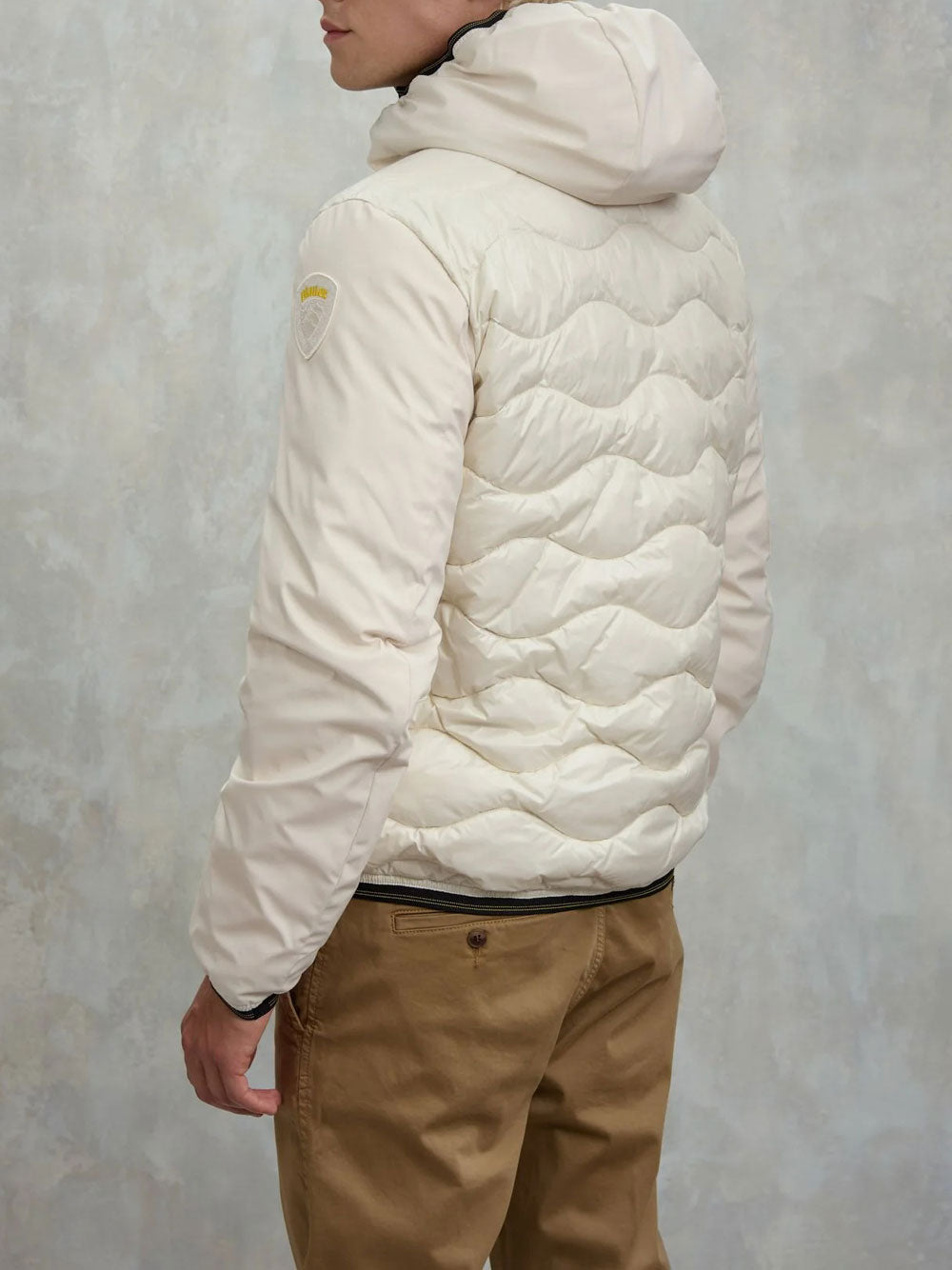 Piumino Blauer Albert da Uomo - Bianco