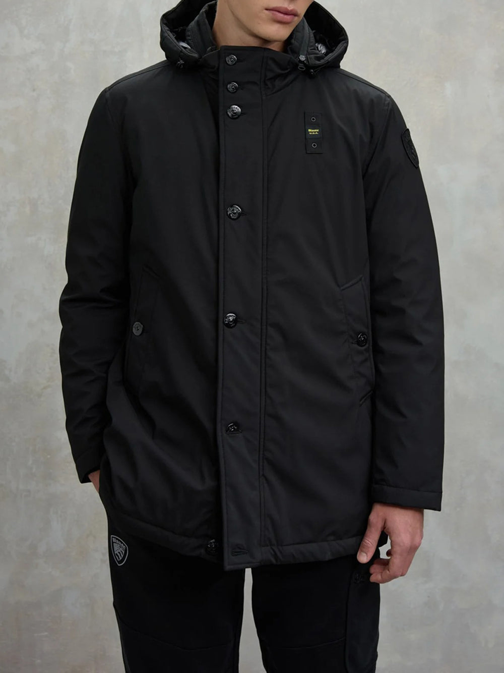 Parka Blauer Chester da Uomo - Nero