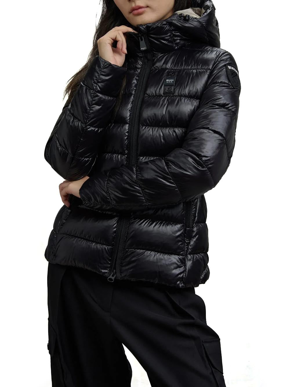 Blauer Giubbotto corto Donna Mod. BLDC02072 006648 999 Nero