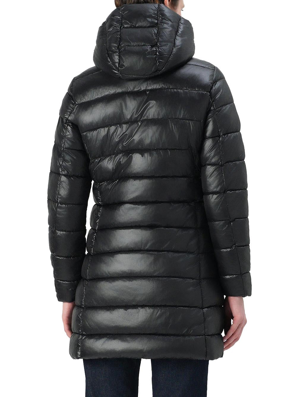 Blauer Giubbotto lungo Donna Mod. BLDK2069 006648 999 Nero