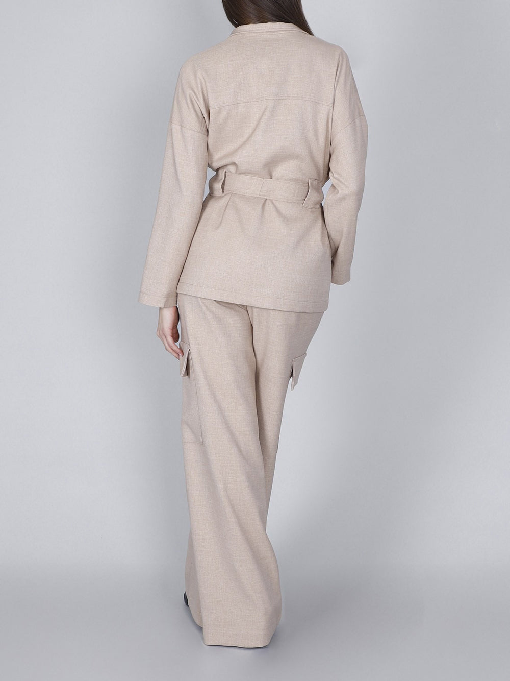 Giacca CafèNoir Kimono da Donna - Beige