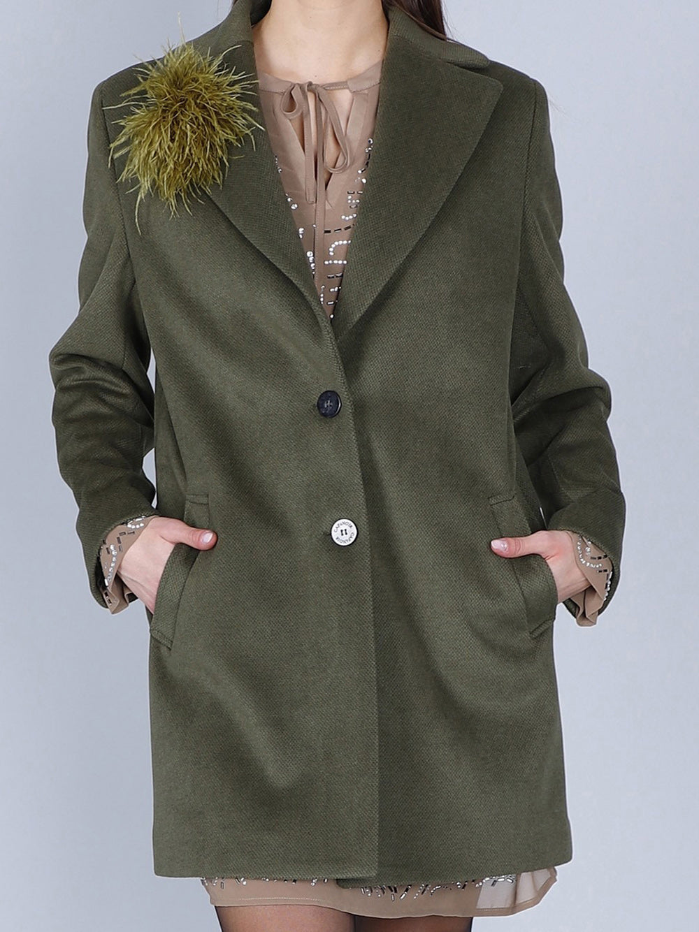 Cappotto CafèNoir da Donna - Verde