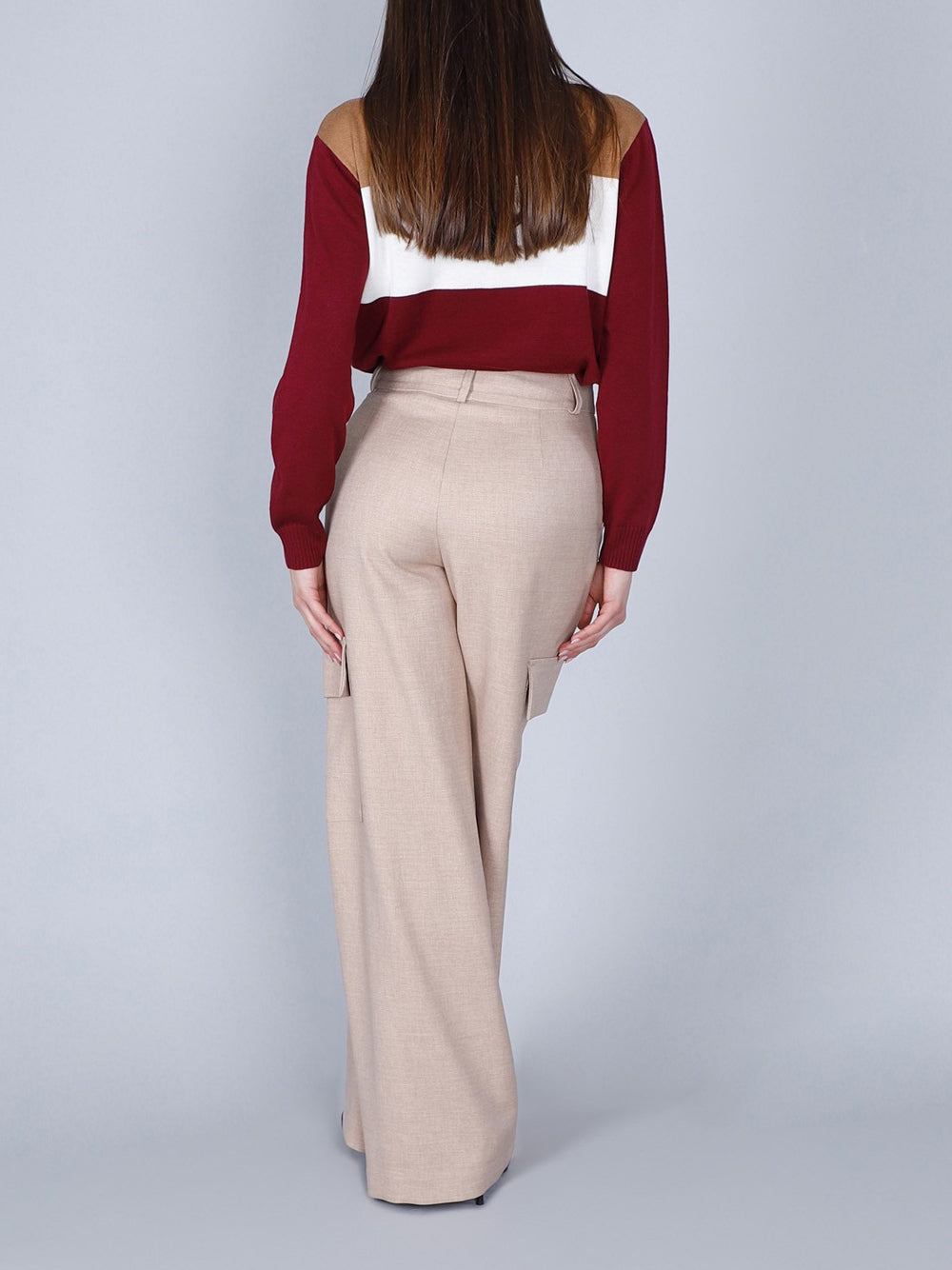 Pantalone Cargo CafèNoir da Donna - Beige