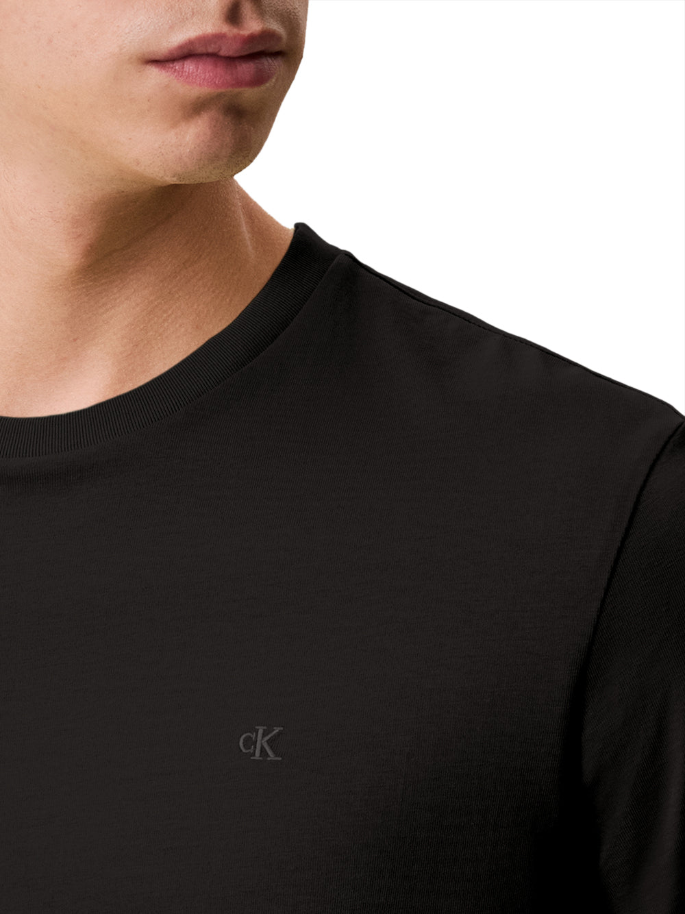 Calvin Klein Calvin Klein Jeans T-shirt Uomo Mod. LV040HM265 BAE BLACK Nero
