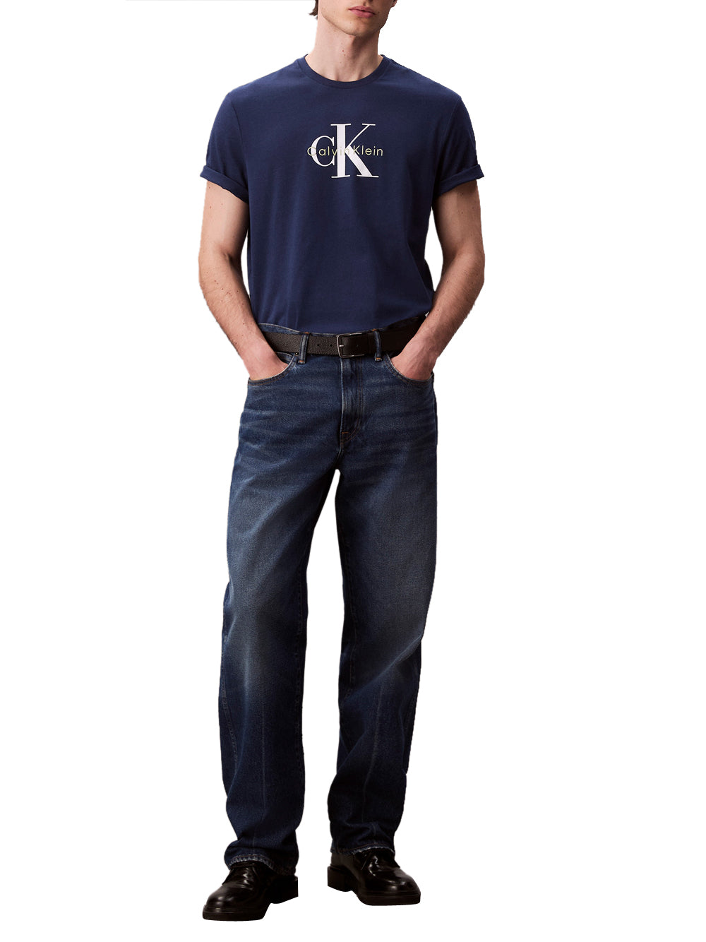 Calvin Klein Calvin Klein Jeans T-shirt Uomo Mod. LV04RB862G C31 DENIM Blu