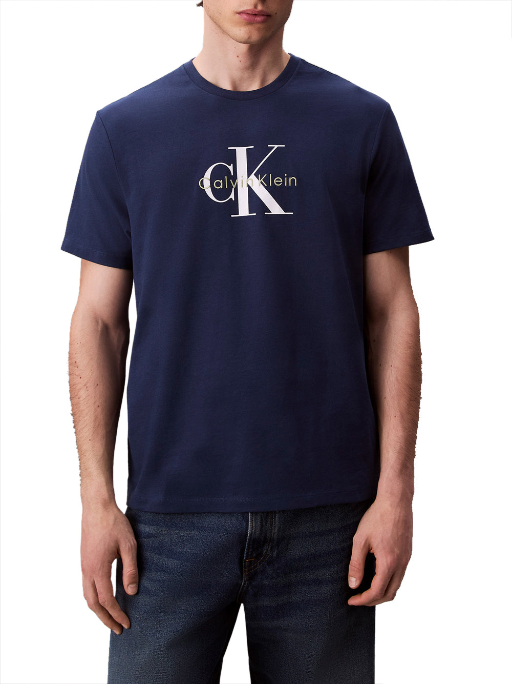 Calvin Klein Calvin Klein Jeans T-shirt Uomo Mod. LV04RB862G C31 DENIM Blu