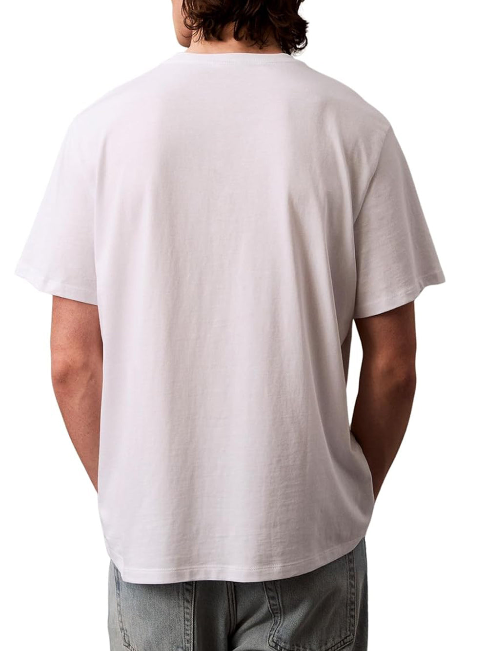 Calvin Klein Calvin Klein Jeans T-shirt Uomo Mod. LV04RB862G YAA Bianco