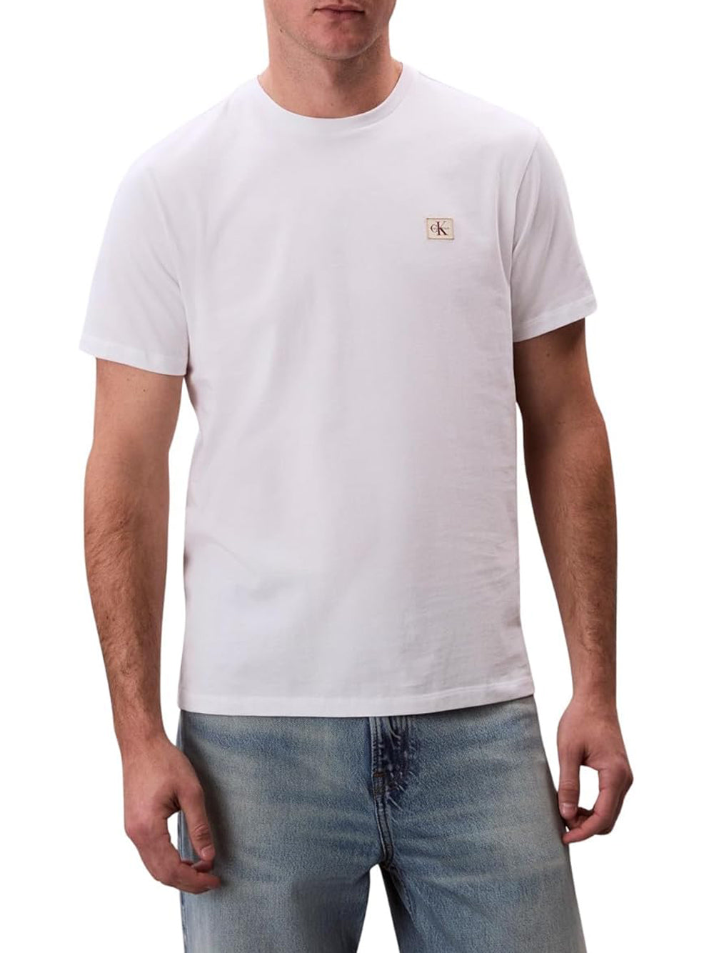 Calvin Klein Calvin Klein Jeans T-shirt Uomo Mod. LV04RC272G YAF Bianco