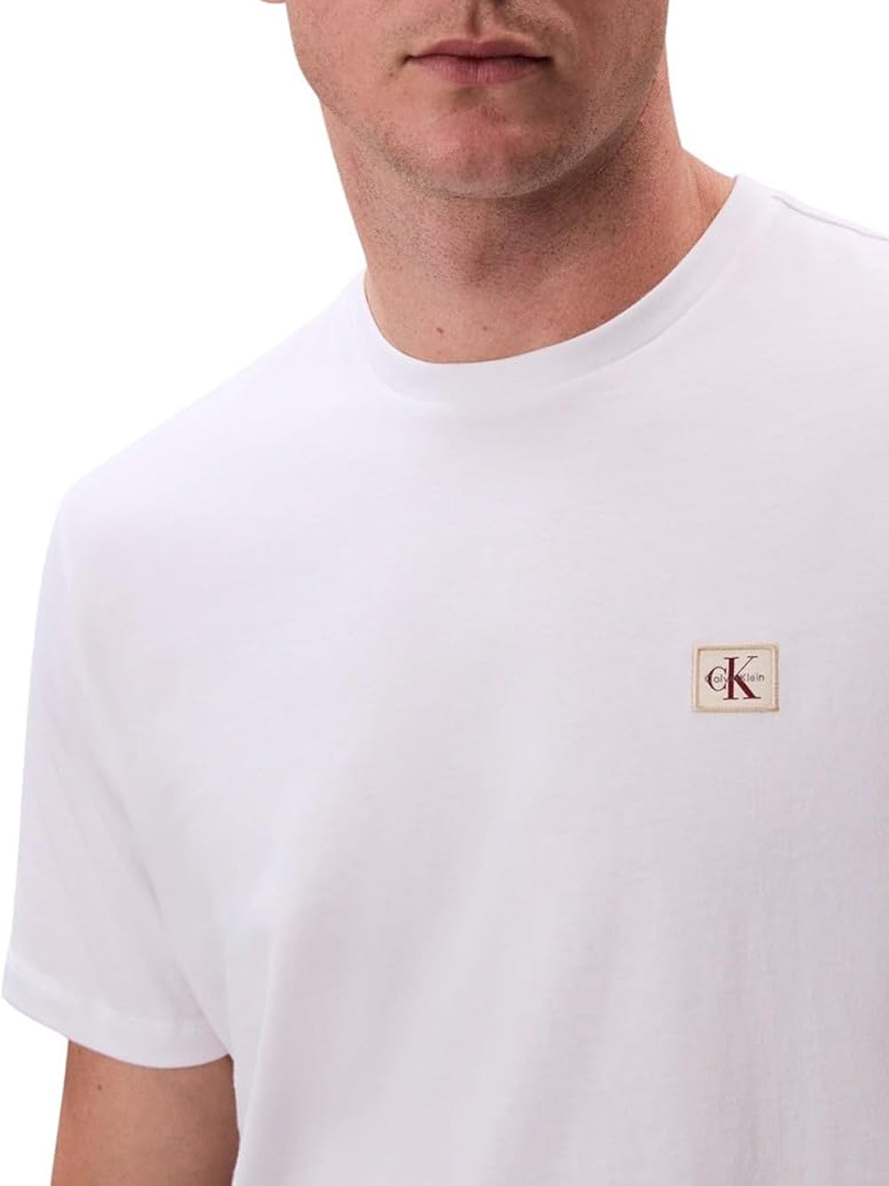 Calvin Klein Calvin Klein Jeans T-shirt Uomo Mod. LV04RC272G YAF Bianco