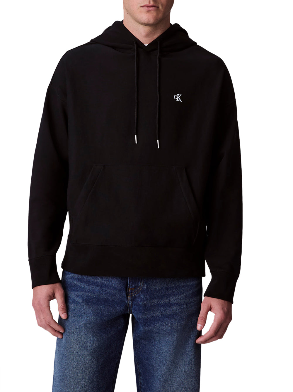 Calvin Klein Calvin Klein Jeans Felpa cappuccio Uomo Mod. LV04RC278G UB1 Black Nero