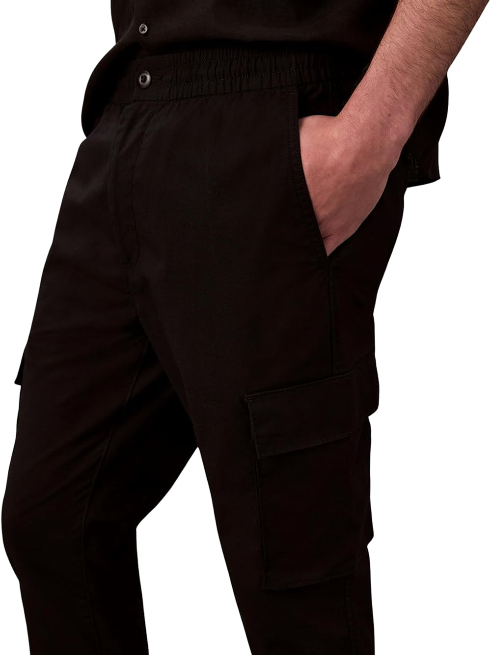Calvin Klein Calvin Klein Jeans Pantalone Cargo Uomo Mod. LV04RC617G UB1 Black Nero
