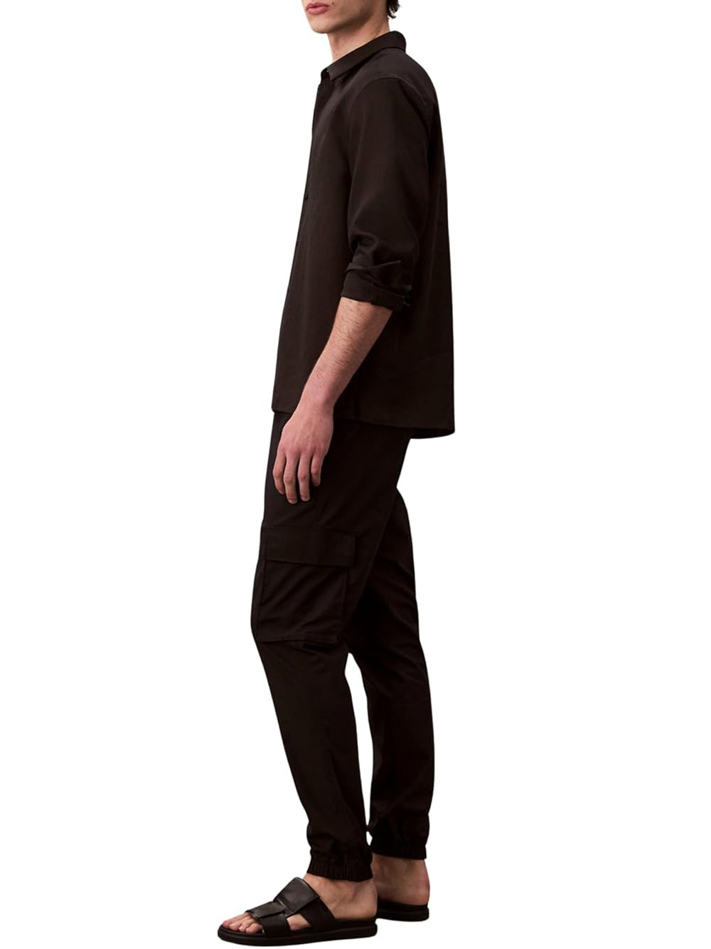 Calvin Klein Calvin Klein Jeans Pantalone Cargo Uomo Mod. LV04RC617G UB1 Black Nero