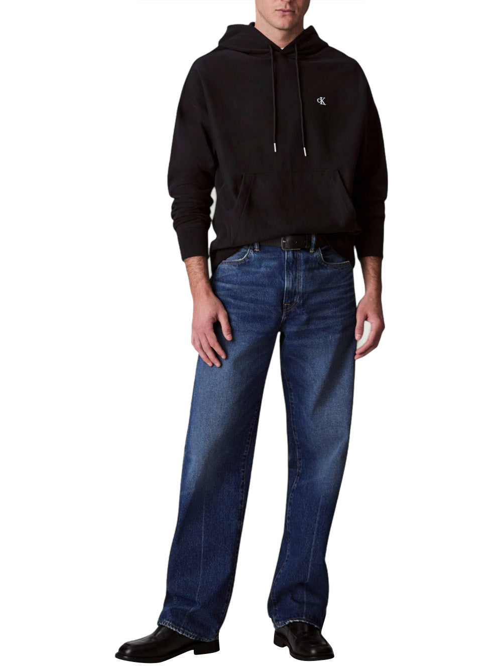 Calvin Klein Calvin Klein Jeans Felpa Girocollo Uomo Mod. LV4RC277G UB1 Nero