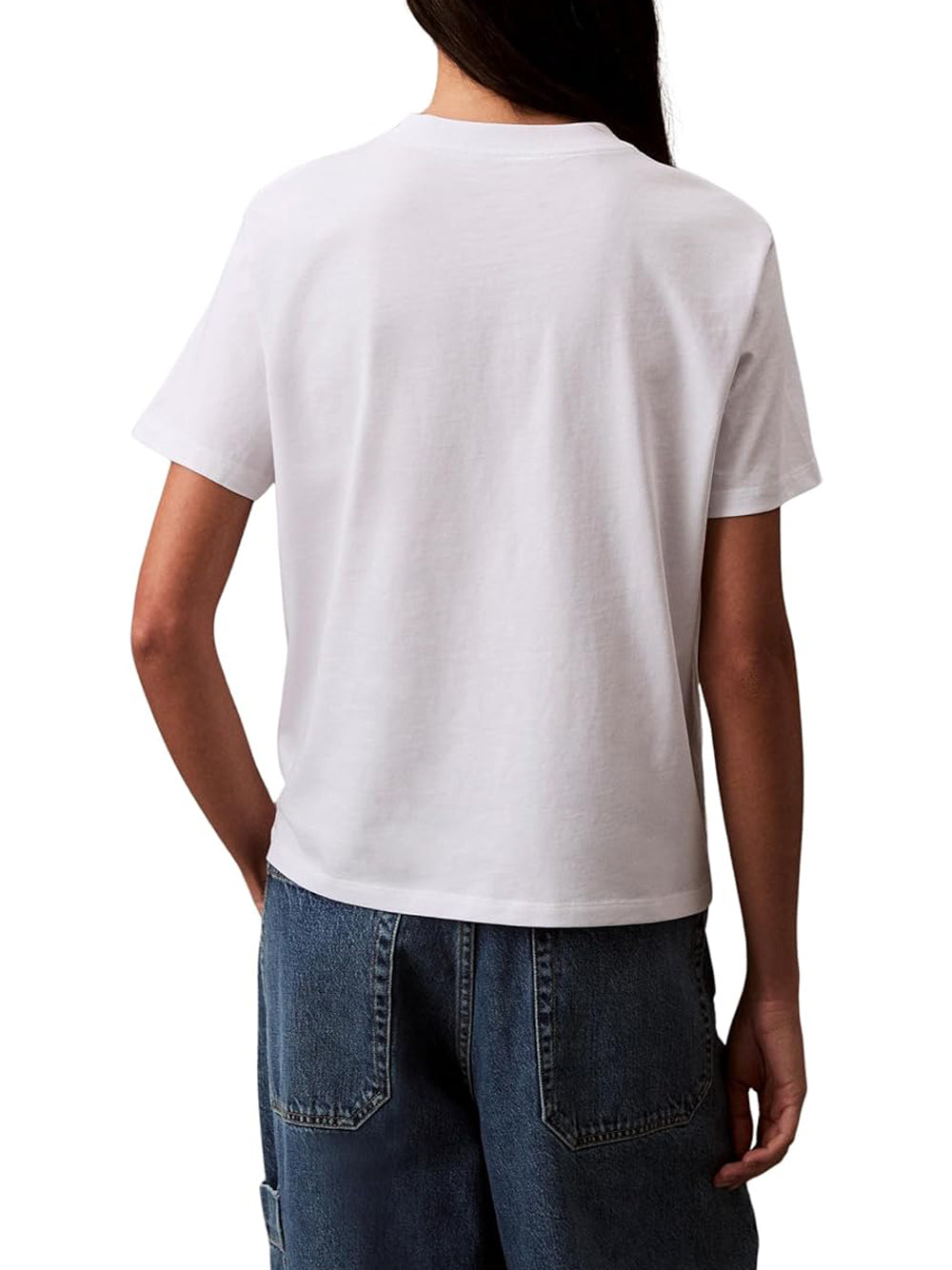 Calvin Klein Calvin Klein Jeans T-shirt Donna Mod. LVO47B865G YAA Bianco