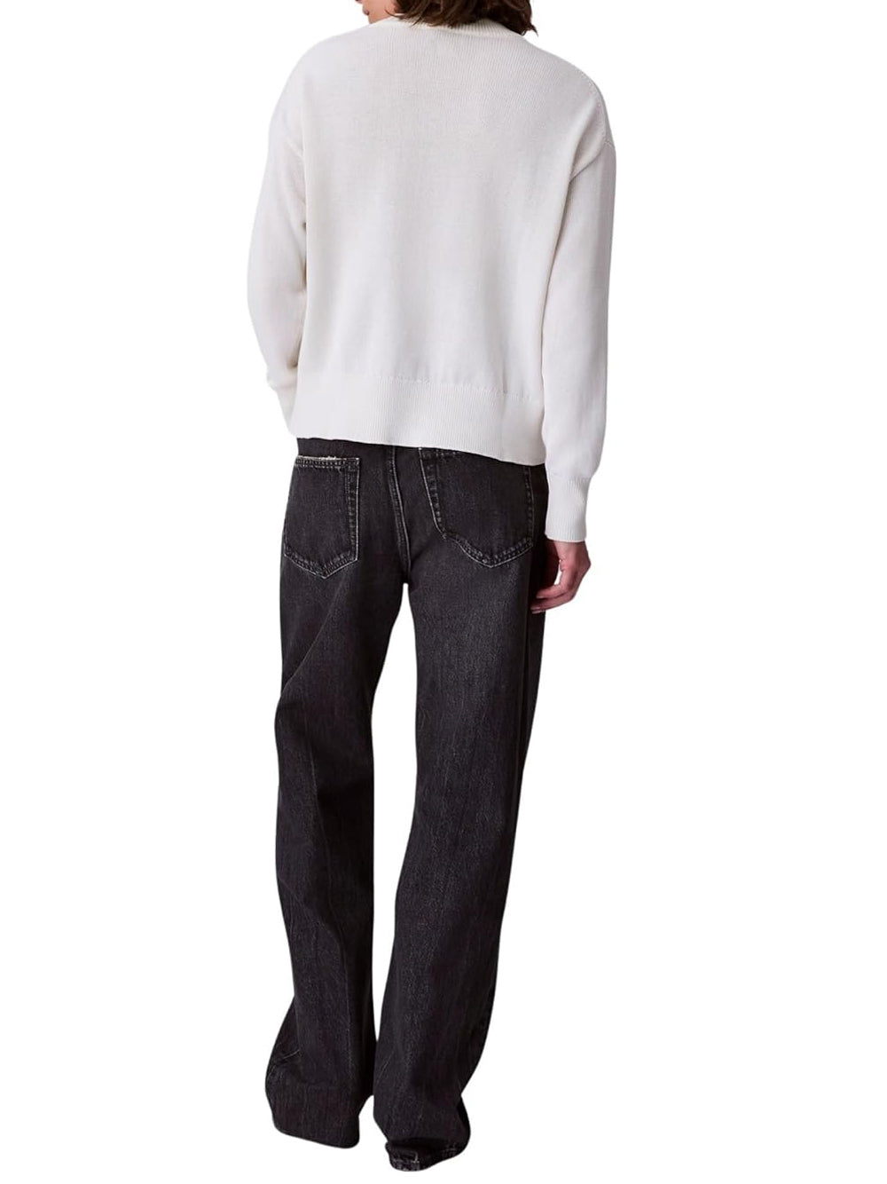 Calvin Klein Calvin Klein Jeans Maglia Donna Mod. LVO47C311G YAS Panna Avorio