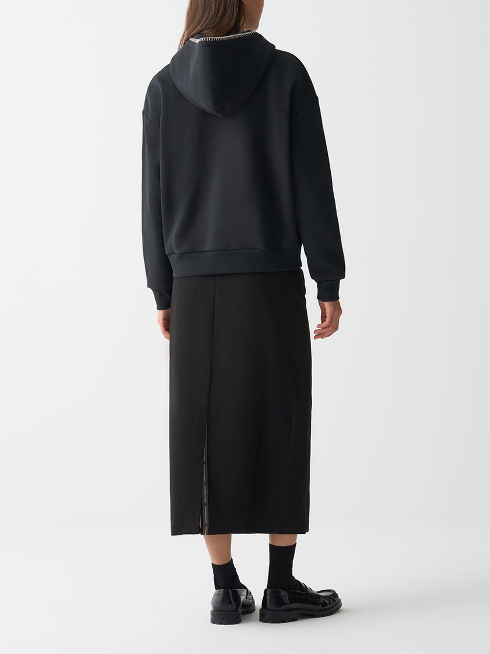 Felpa Zip Colmar da Donna - Nero