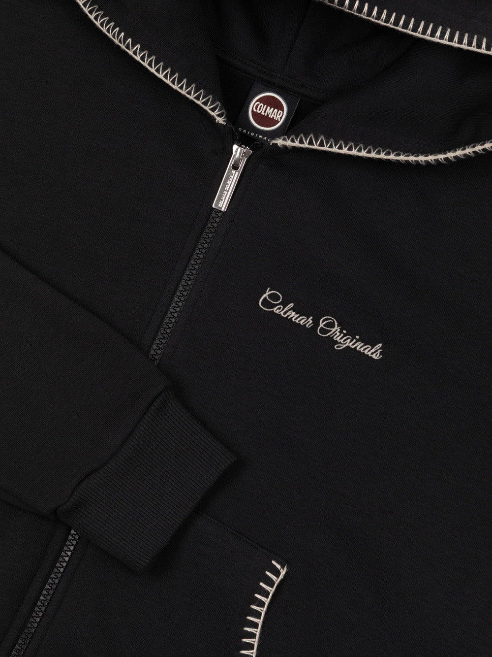 Felpa Zip Colmar da Donna - Nero