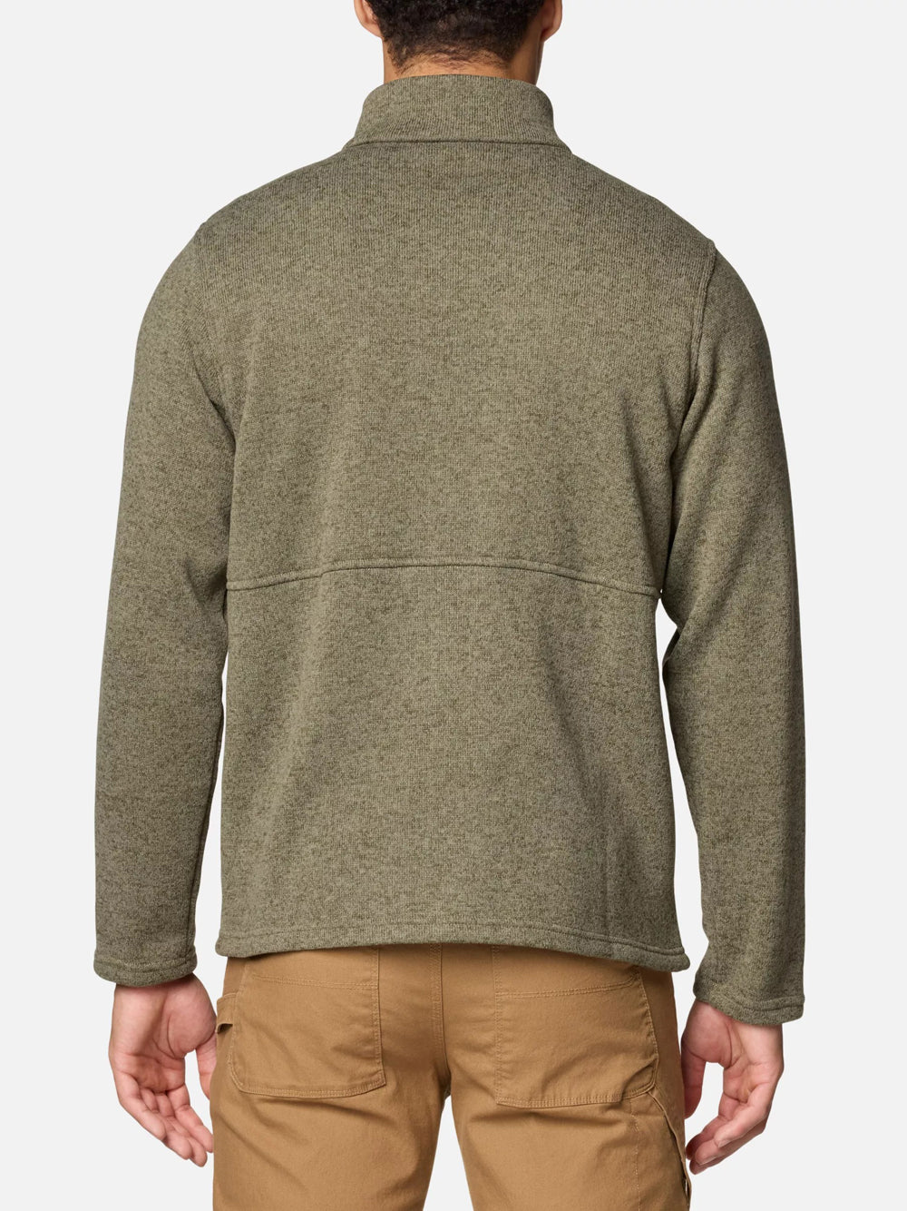 Felpa Zip Columbia da Uomo - Verde