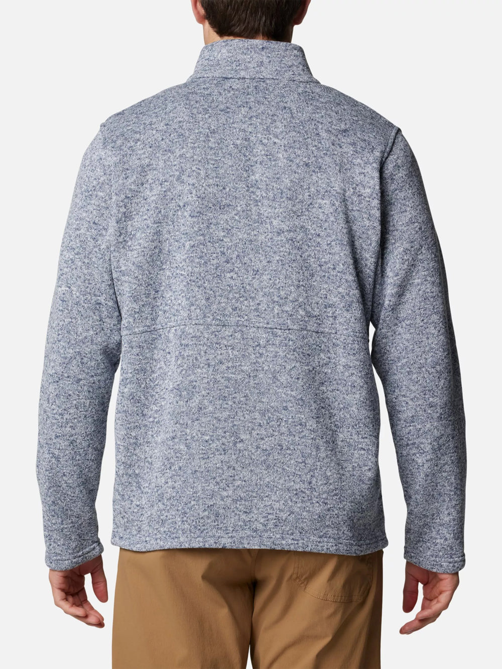 Felpa Zip Columbia da Uomo - Blu