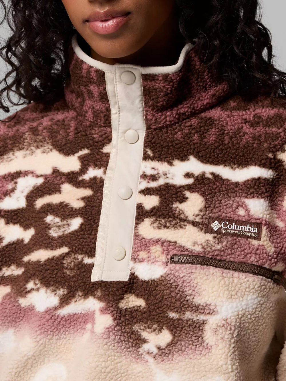 Felpa Columbia da Donna - Marrone