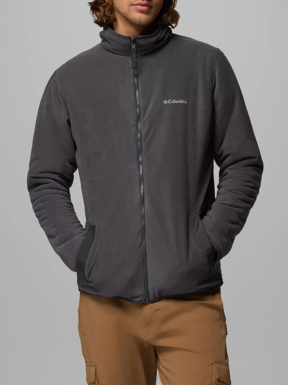 Giubbino Columbia Winter Pass Reversible da Uomo - Grigio