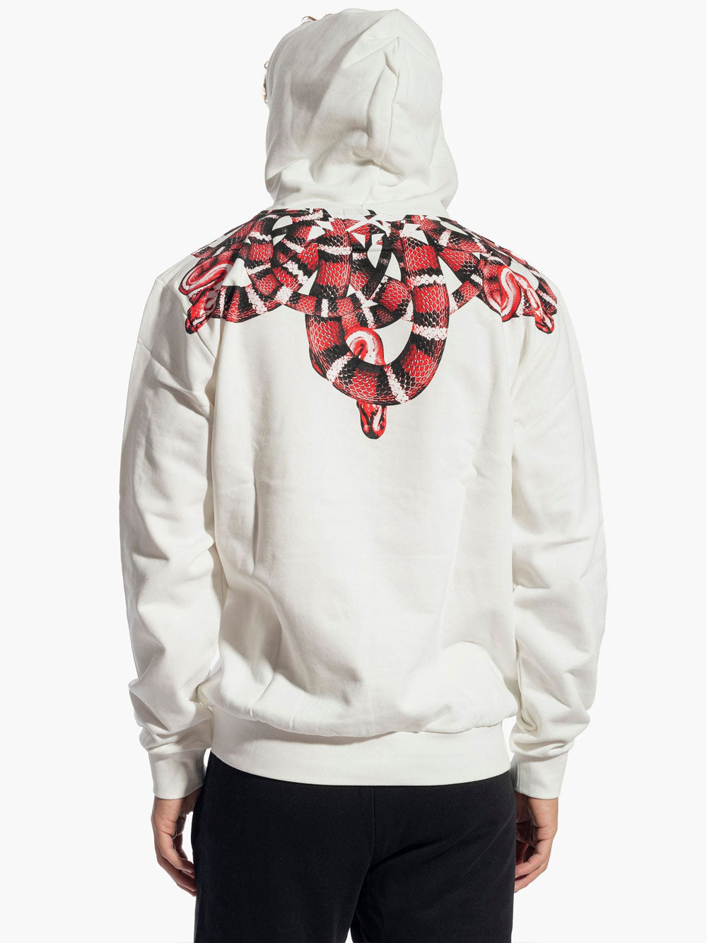 Felpa Cappuccio County of Milan da Uomo - Bianco