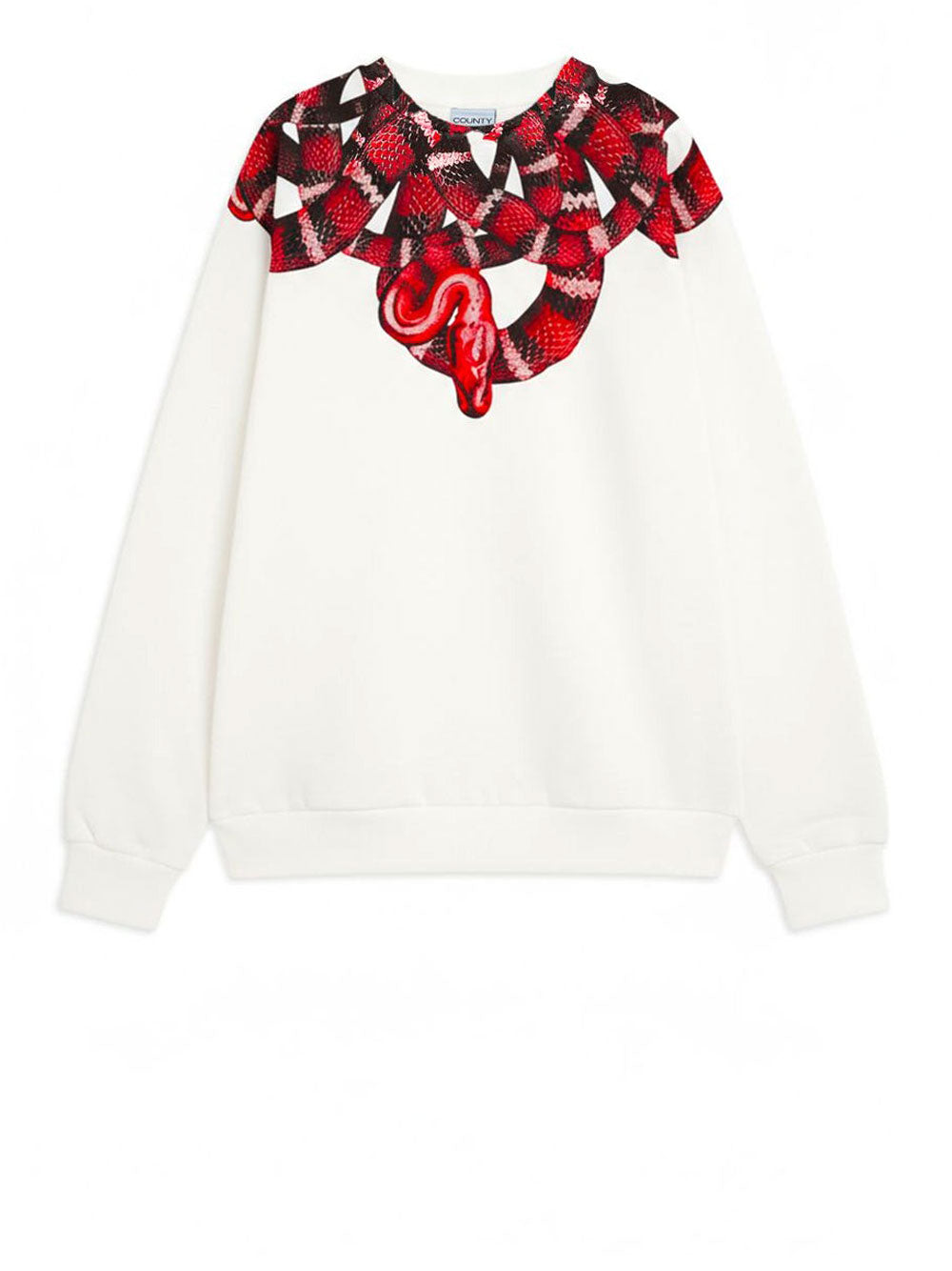 Felpa County of Milan da Uomo - Bianco