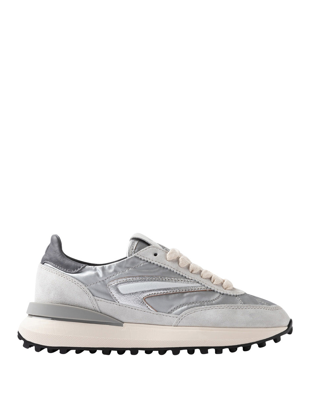 Sneakers Date Athleta Laminated da Donna - Argento