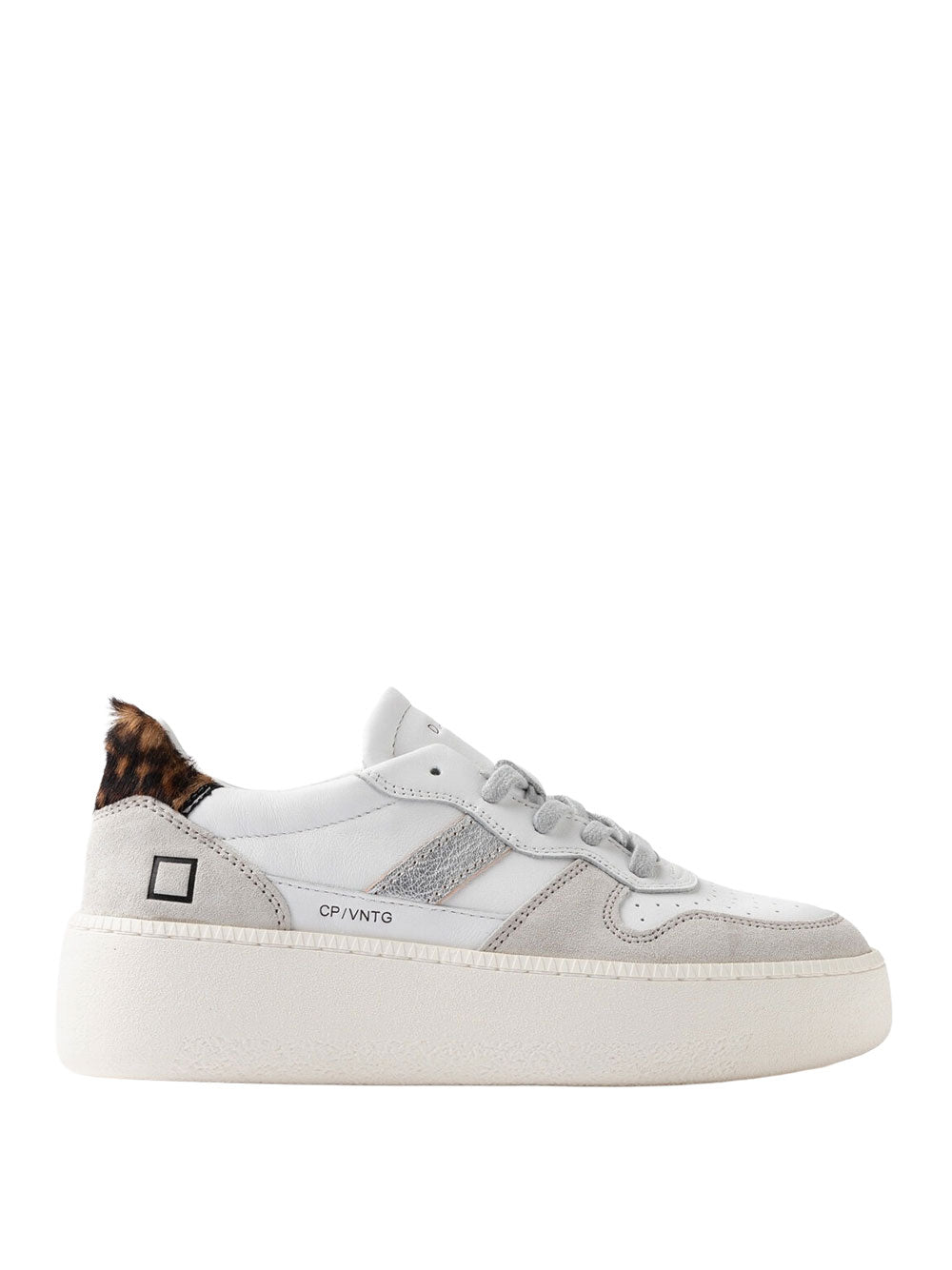 Sneakers Date Court Platform da Donna - Bianco
