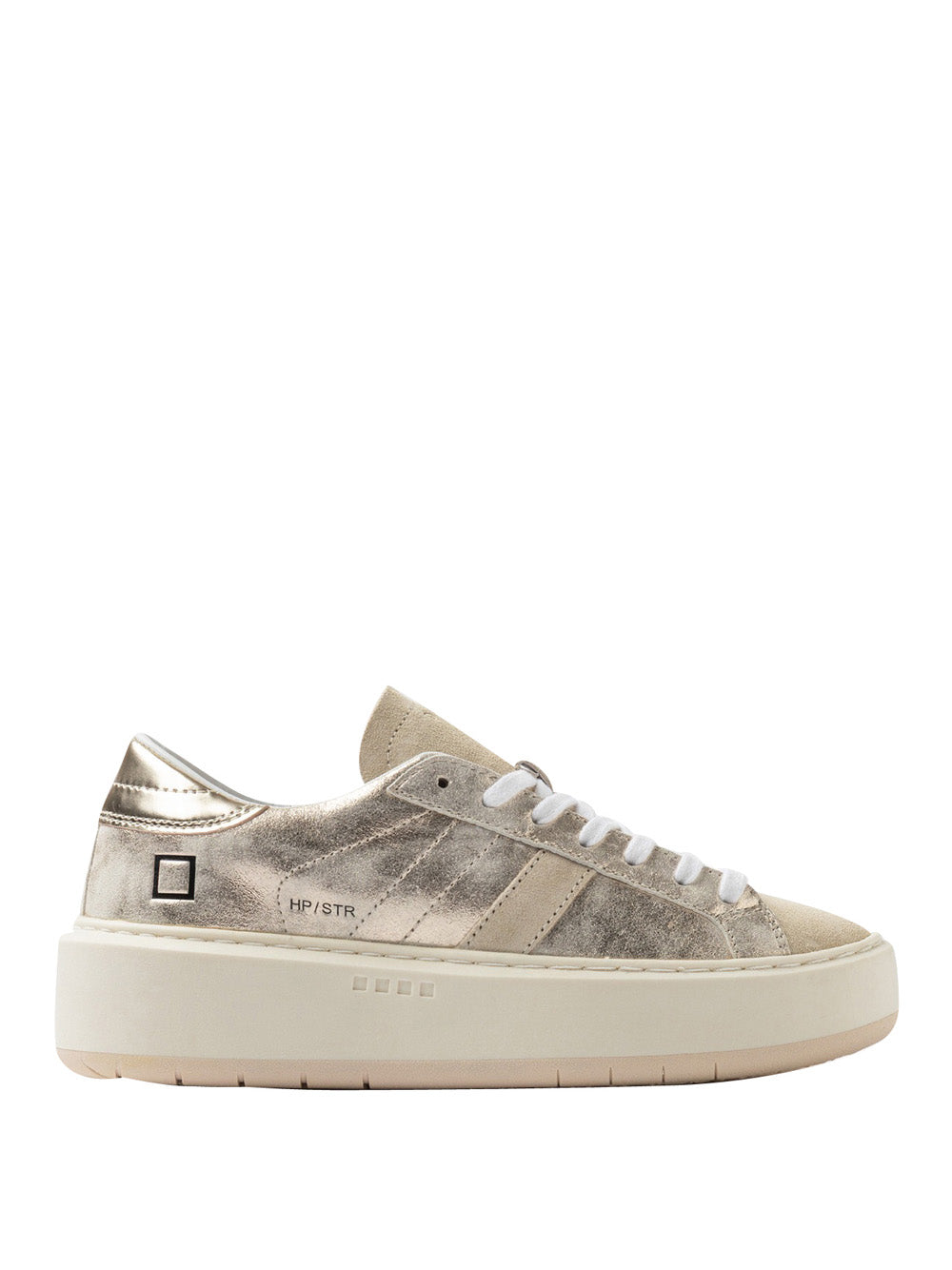 Sneakers Date Hill Low Platform da Donna - Metallico Grigio
