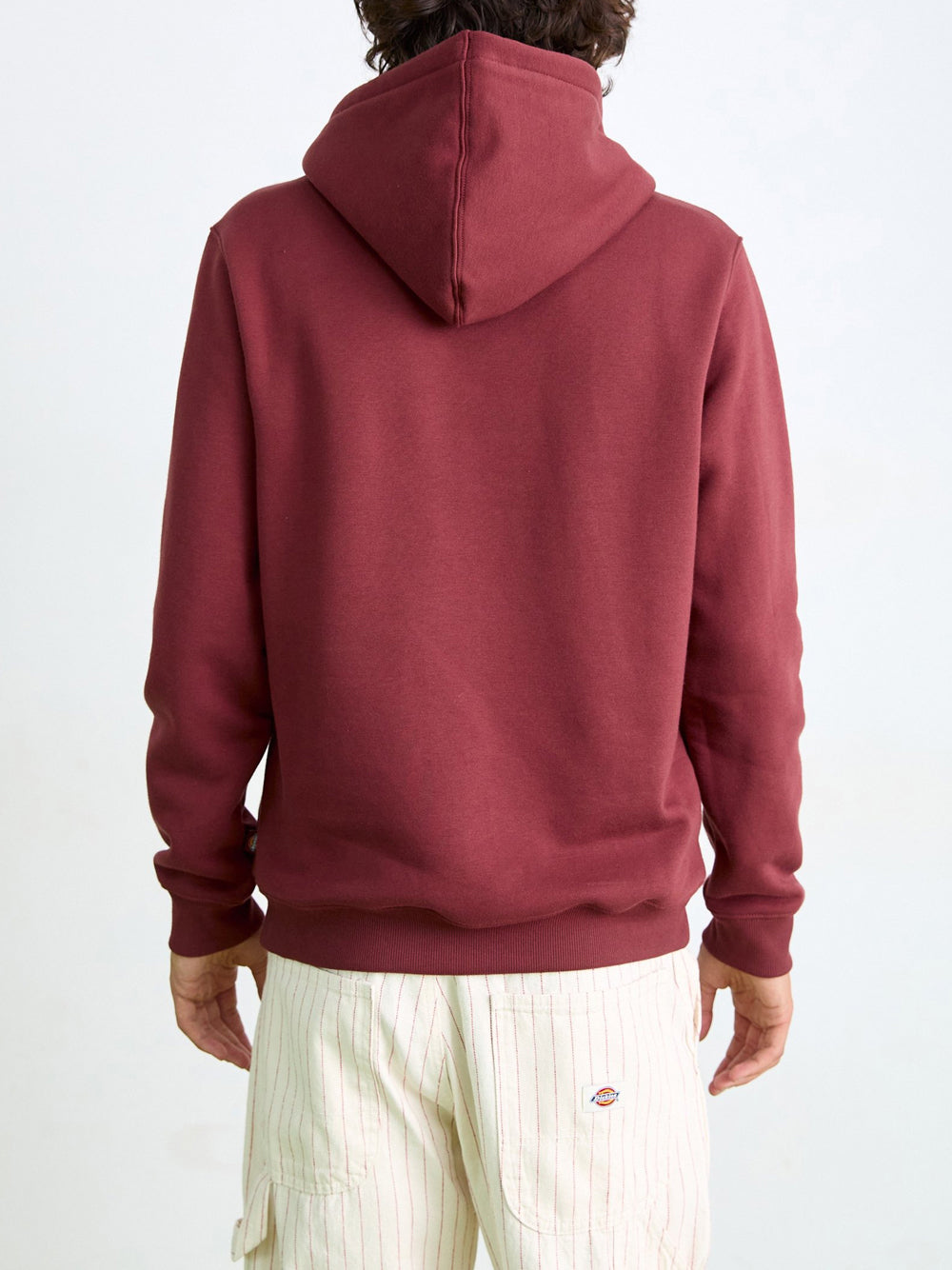 Felpa Cappuccio Dickies Oakport da Uomo - Bordeaux