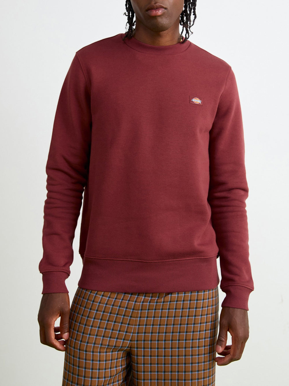 Felpa Dickies Oakport da Uomo - Bordeaux