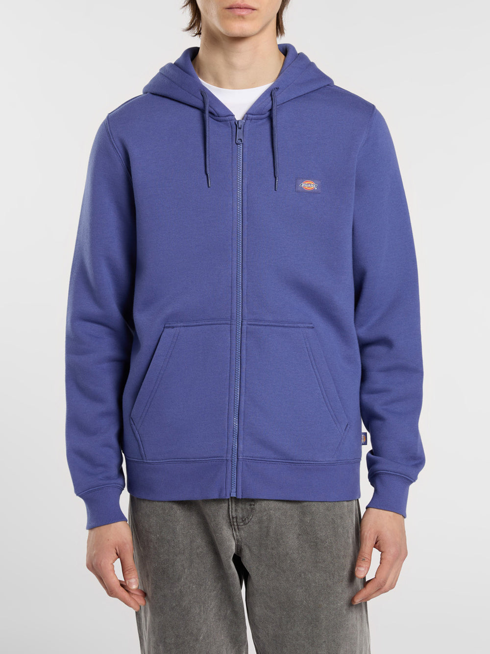 Felpa Zip Dickies Oakport da Uomo - Viola