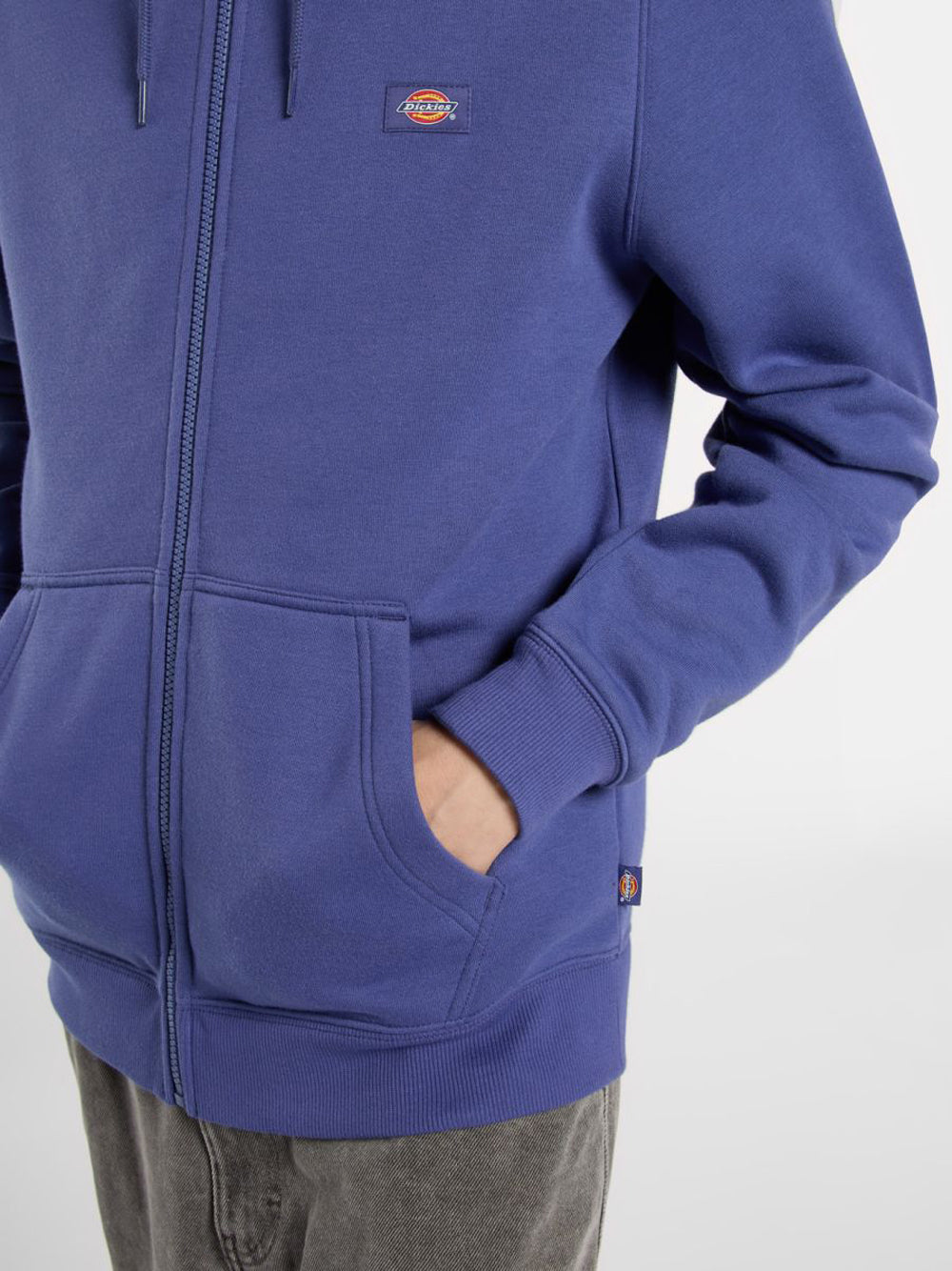 Felpa Zip Dickies Oakport da Uomo - Viola